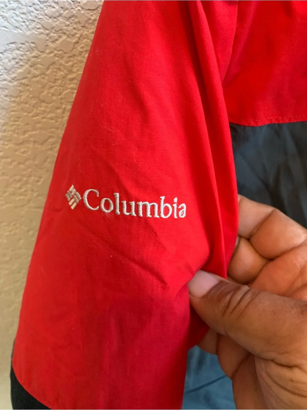 Columbia Kids Colorblock Red, Gray & Black Puffer Jacket